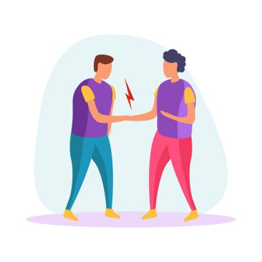 Belirtiler vektör illüstrasyonundan muzdarip düz yüzlü insan karakterleri ile bulaşım yollarını düzenler