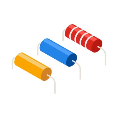 Teknoloji ve bilim tarafından izole edilmiş ikon vektör illüstrasyonuyla yarı doktor üretim izometrik bileşimi