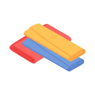 Isometric tekstil fabrikası yapım bileşimi. Arkaplan çiziminde izole edilmiş endüstriyel makine görüntüsü var.