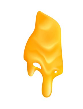 Kan lekeleri lekeler boş arkaplan çizimi üzerinde sarı sıvı ile gerçekçi bileşim damlatır