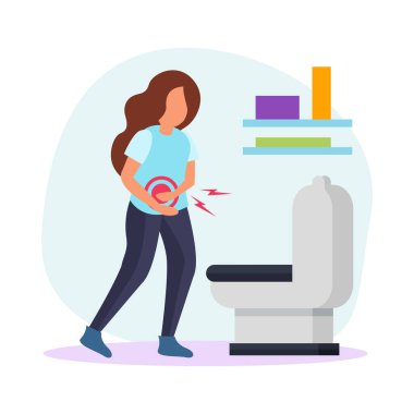 Belirtiler vektör illüstrasyonundan muzdarip düz yüzlü insan karakterleri ile bulaşım yollarını düzenler