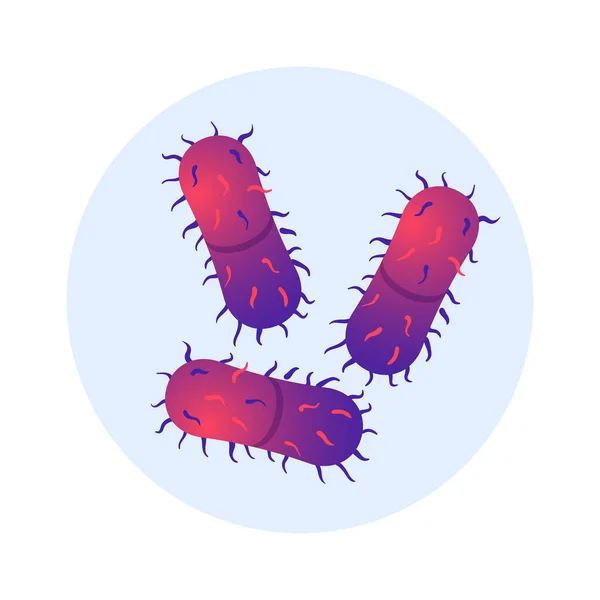 Microbiology Laboratory Bacteria Virus Isometric Composition Circle Lab View Micro — Διανυσματικό Αρχείο