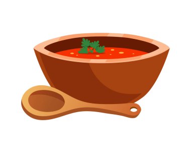 Georgia tourism composition with flat isolated national country symbol stereotype image on blank background vector illustration