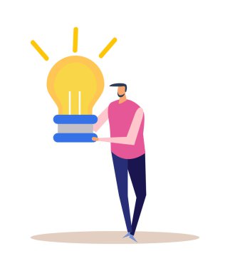 Effective management concept flat composition of isolated doodle style people and work symbols vector illustration