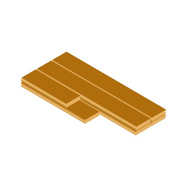 Boş arkaplan vektör illüstrasyonunda donanım ve yapı malzemeleri ile izometrik bileşim