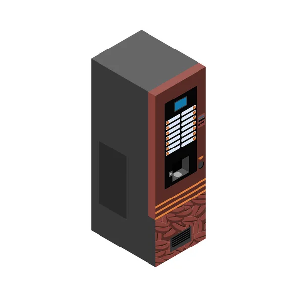 Vending Machines Isometric Composition Isolated Image Automated Apparatus Blank Background — Διανυσματικό Αρχείο