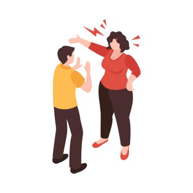 Isome ortakları karı koca kavgası aile içi şiddet kompozisyon çizimi