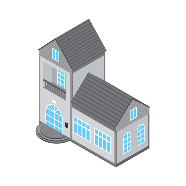 Isometrisk Försäljning Utbyte Skatt Fastighetsförmedling Sammansättning Med Isolerad Bild Tom — Stock vektor