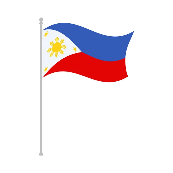 Філіппіни Туристичний Склад Національними Стереотипами Символами Східного Державного Векторного Ілюстратора — стоковий вектор