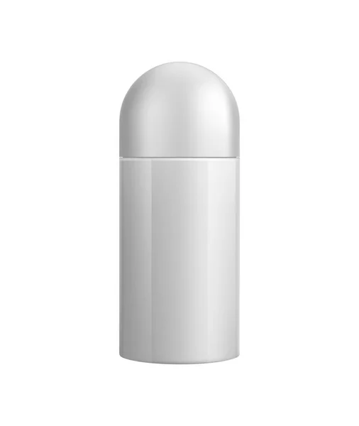 Rouleau Sur Bouteille Déodorant Maquette Sur Fond Blanc Illustration Vectorielle — Image vectorielle