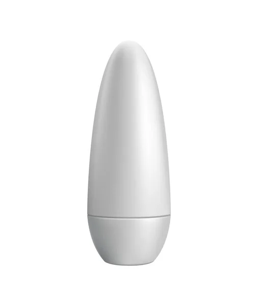 Bianco Deodorante Antitraspirante Bastone Bottiglia Modello Realistico Vettoriale Illustrazione — Vettoriale Stock