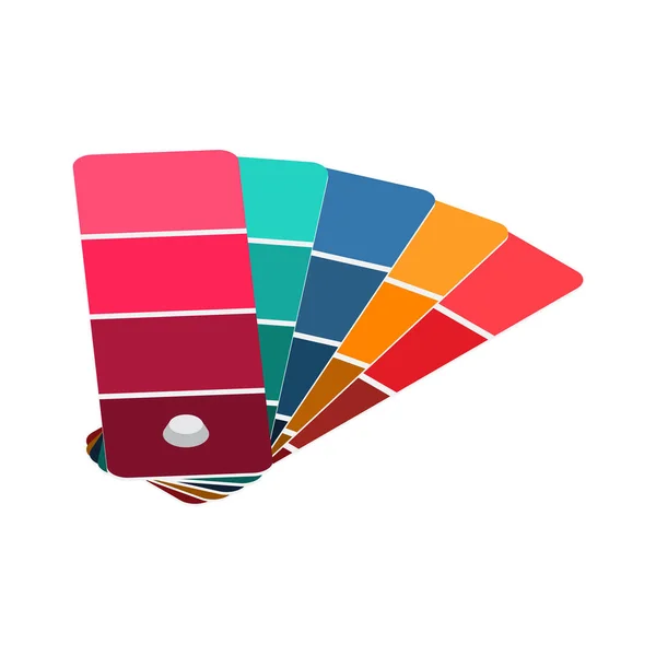 Paleta Colores Ícono Isométrico Vector Ilustración — Vector de stock