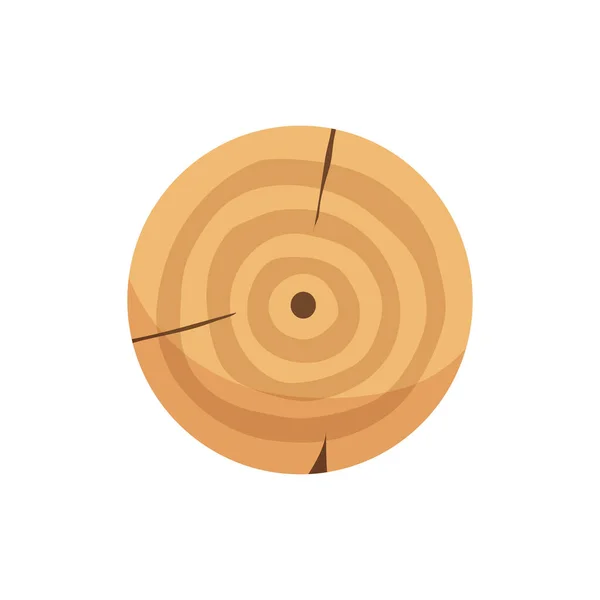 Образец Векторной Иллюстрации Плоской Иконки Деревообрабатывающей Промышленности — стоковый вектор