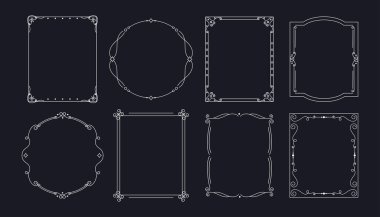 Klasik dekoratif çerçeve koleksiyonu