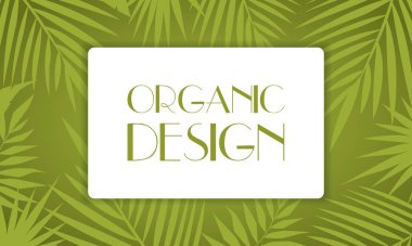 El çizimi düz palmiye ağacı bileşimi arkaplanı