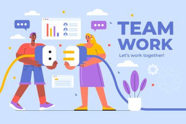 Çizgi film İş Analiz Kompozisyonu