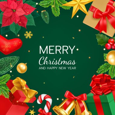 Gerçekçi bir Noel çerçevesi