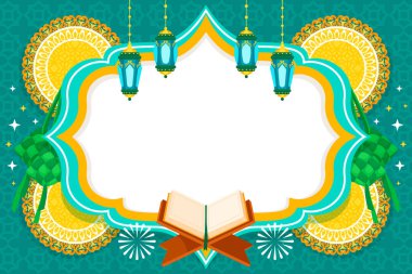 Düz dizaynlı Kurban arkaplanı