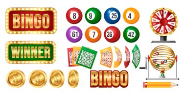 Gerçekçi bingo oyunu kümesi