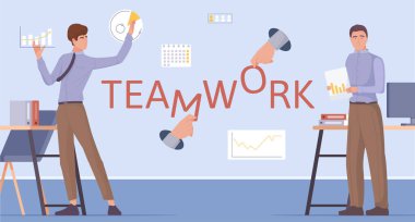 El çizimi takım çalışması. İş adamları da orada çalışıyor. 