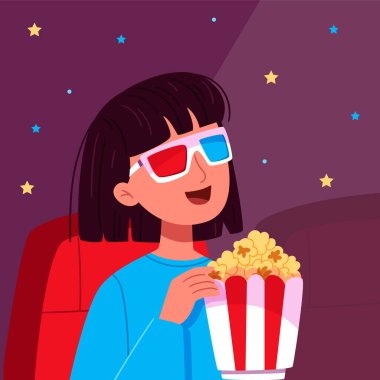 El çizimi çizgi film kompozisyonu