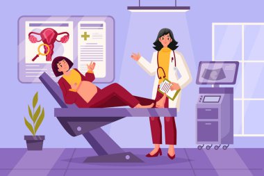 Hand drawn human fertilization composition