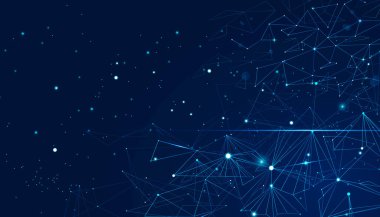 Dijital teknoloji gradyan mavi arkaplan