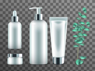 Doğal kozmetik ürünleri seti