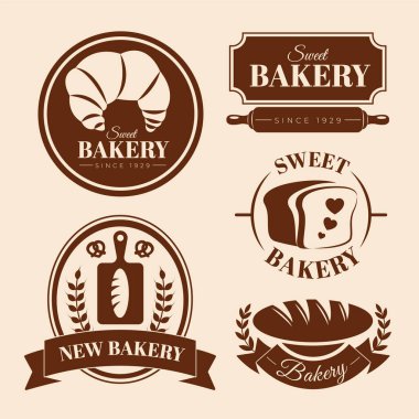 El çizimi fırın amblemleri ayarlandı