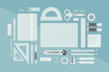 Kırtasiye koleksiyonu gerçekçi bir şekilde modellendi