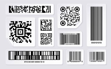 Gerçekçi qr barkod şablonu ayarlandı