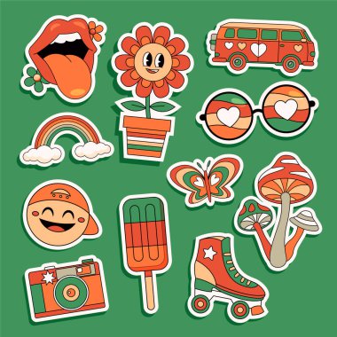 Elle çizilmiş stil etiketleri