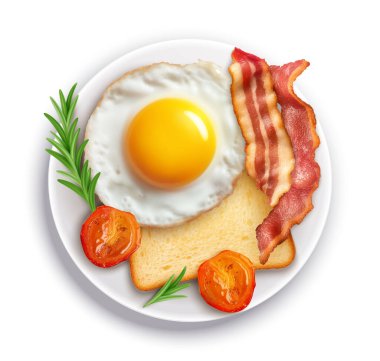 Lezzetli Kıtasal Kahvaltı Arkaplanı