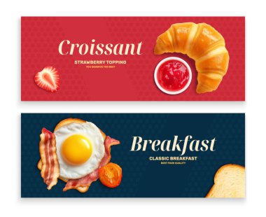 Kahvaltı Yatay Bayrak Koleksiyonu