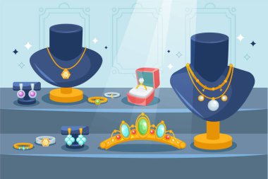 Mücevher Görüntüleme Penceresi Arkaplanı