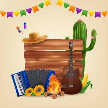 Festa Junina Şirin Arkaplan