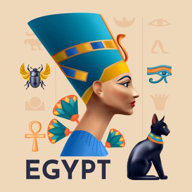 Antik Mısır Gerçekçi Kompozisyonu