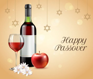 Şarap şişesiyle Fısıh Bayramın kutlu olsun.