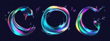 Soyut Dairesel Sıvı Efekti Arkaplanı