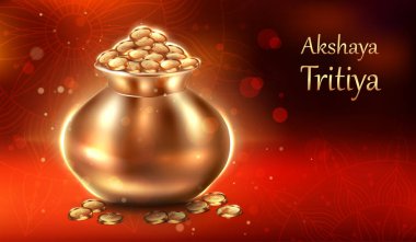 Akshaya Tritiya Altın Esrarlı Gerçekçi Arkaplan