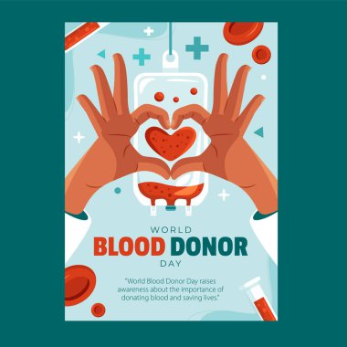 Dünya kan donör gün Poster