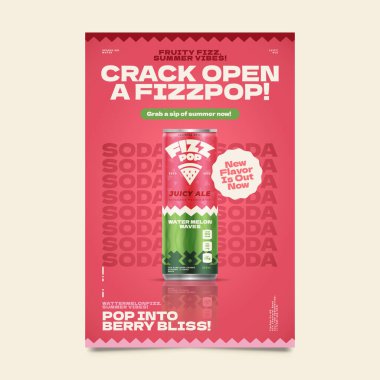 Gerçekçi Gurme Paketleme Kırmızı Posteri