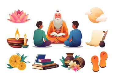 Guru Purnima Element Özgün Koleksiyonu