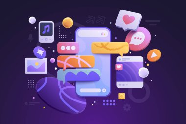 Sosyal Medya Pazarlama Araçlarının Soyut Resmedilmesi