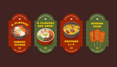 Otantik Kore Gıda Renkli Etiketi