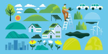 Sürdürülebilir Yaşayan Resimler İçin Canlı Düz Tasarım