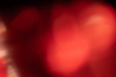 Bulanık Kırmızı ve Turuncu Bokeh Işıklandırması