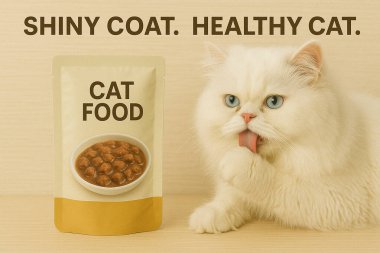 Turuncu Tekir Kedi maması Reklamı