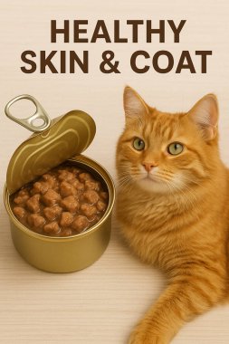 Turuncu Tekir Tımarlı Kedi maması Reklamı