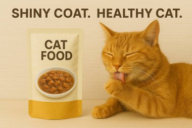Turuncu Tekir Tımarlı Kedi maması Reklamı